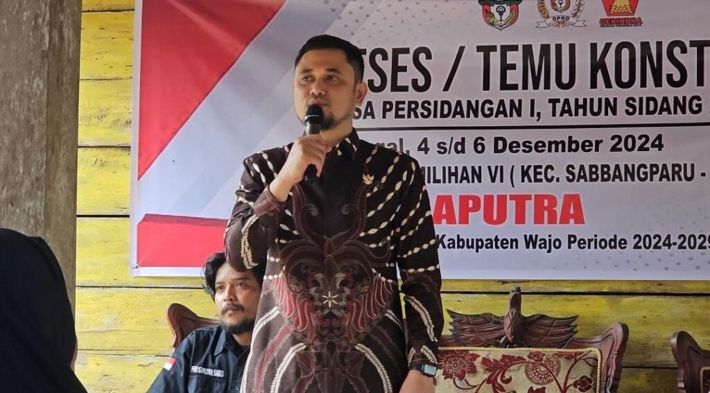 Feri Saputra, Reses di kelurahan Talottenreng.