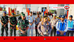 Pastikan Kesiapan Pengamanan Nataru, Dirut Jasa Raharja Dampingi Kapolri dan Panglima TNI Tinjau Gerbang Tol Prambanan