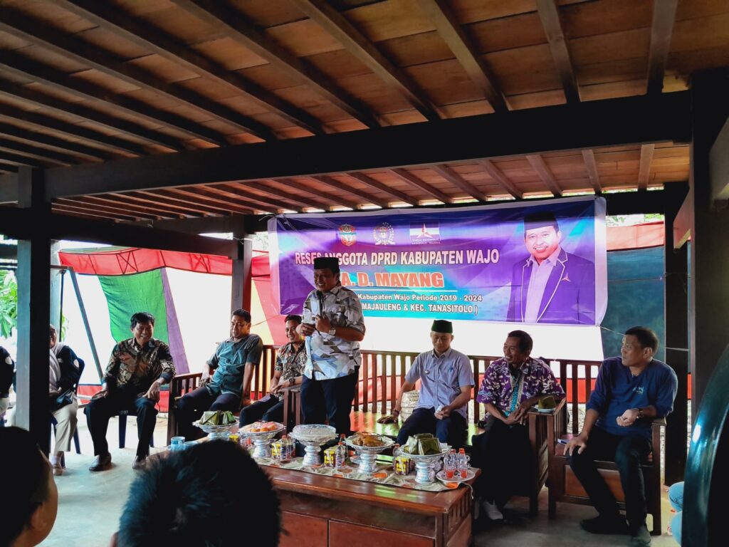 Ketua Komisi IV DPRD Wajo Janji Perjuangkan Aspirasi Warga, saat reses di Desa Lamiku