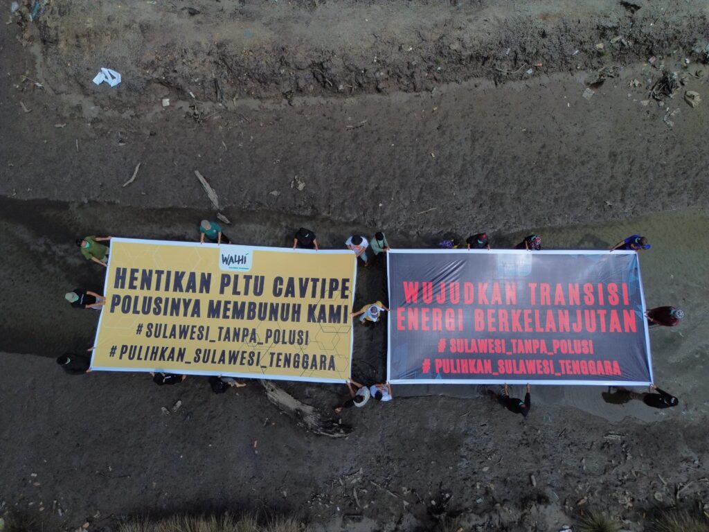 “Morosi melawan, Tuntut PT OSS Hentikan Polusi Batu Bara”