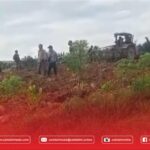 PT Marketindo Selaras Kembali Melakukan Pengusuran Lahan Milik Masyarakat, di Kecamatan Angata Kabupaten Konawe Selatan.