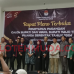 Pleno terbuka KPU wajo, menetapkan Ar Rahman Pemenang pemilu 2024
