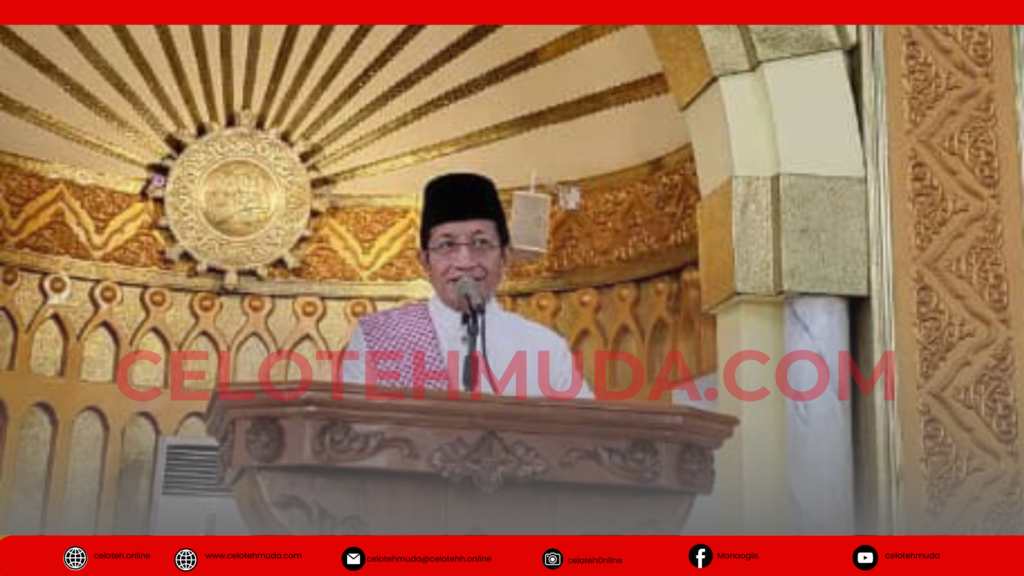 Mentri Agama Membawakan Tausiyah isra mi’raj di Wajo