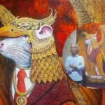 Lukisan Kontroversial “Tikus dalam Burung Garuda” Diperdebatkan, Seniman Rokhyat Angkat Bicara