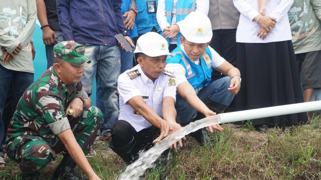 Syaharuddin Alrif Buktikan Janji, 18.000 Hektare Sawah Sidrap Teraliri Listrik