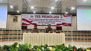 Polres Bone Gelar Tes Psikologi untuk Kelayakan Penggunaan Senjata Api Organik Polri