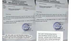 Etis atau Melanggar? Lurah di Makassar Edarkan Surat Minta Sumbangan
