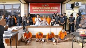 Polres Pinrang Ungkap 7 Kasus Kriminal Berat, Termasuk Pembunuhan dan Pencurian Brankas