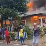 Rumah Warga di Mallawa Terbakar, Diduga Akibat Korsleting Listrik