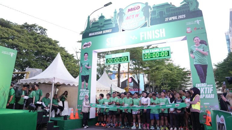 Wali Kota Makassar Lepas Ribuan Peserta Milo Activ Indonesia Race 2025, Dorong Ekonomi Lewat Olahraga