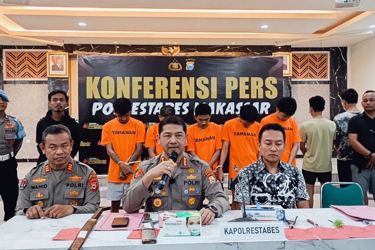 Geng Motor Seruduk Polisi: Tersangka dari Pelajar Sampai Guru