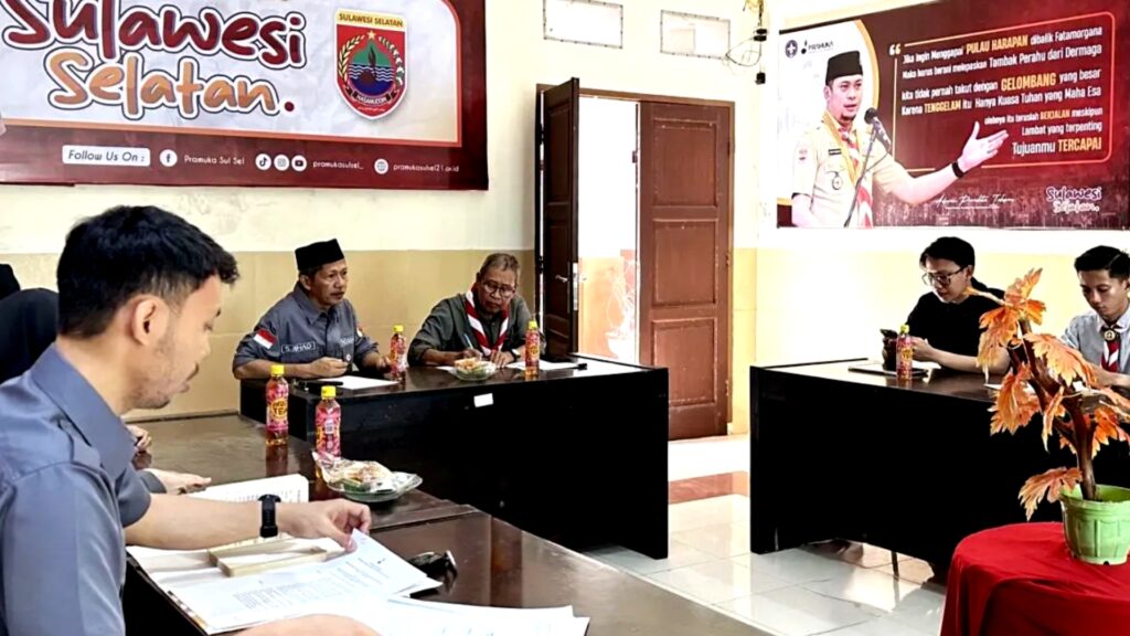 Bawaslu Sulsel Ajak Kwartir Daerah Pramuka Bentuk Saka Adhiyasta Pemilu