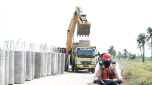 Tanggul Penahan Abrasi Dibangun Sepanjang 715 Meter di Pesisir Pinrang