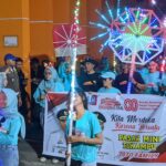 Pawai Lampion Meriahkan HUT RI ke-80 di Sengkang