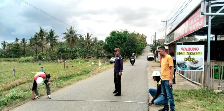 MC Nol Rekonstruksi Jalan di Wajo, Andi Bayuni Pastikan Volume Pekerjaan Sesuai Kontrak