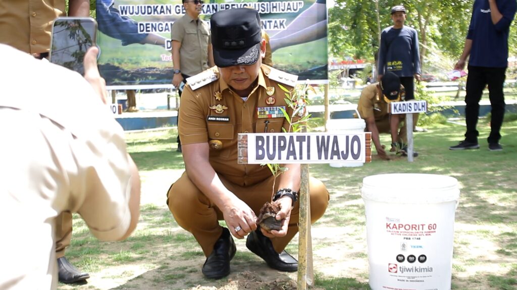 Revolusi Penghijauan di Wajo, Bupati Andi Rosman: Salah Satu Cara Antisipasi Banjir