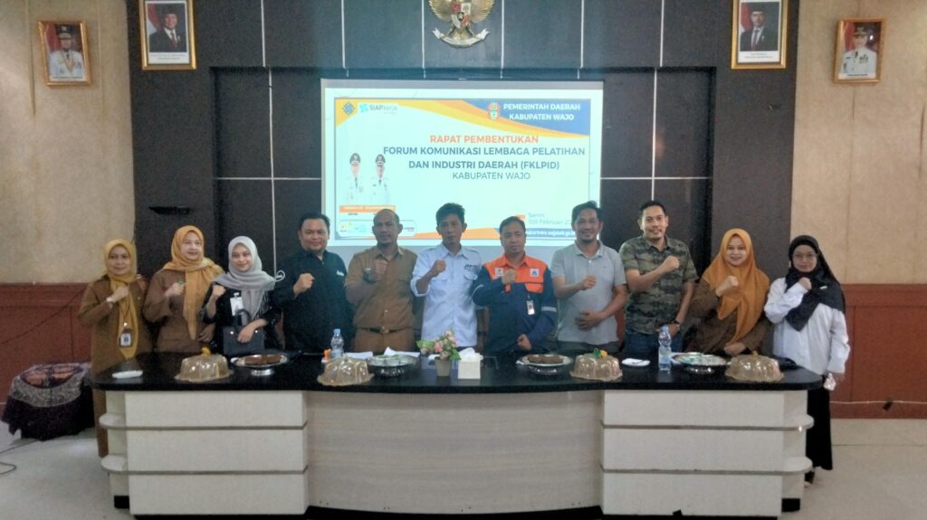 Sinergi BLK dan Industri, Pemkab Wajo Bentuk FKLPID untuk Tekan Angka Pengangguran